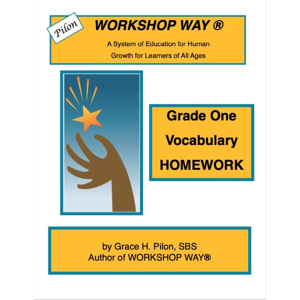 Grade 1 Vocabulary Homework
