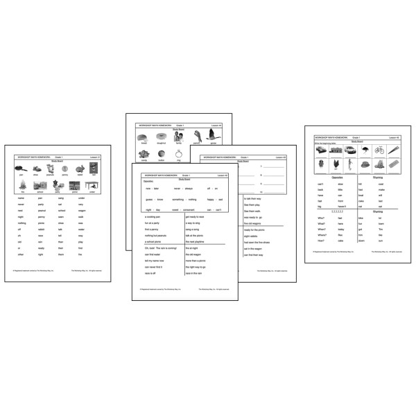 Grade 1 Vocabulary Homework - Image 3