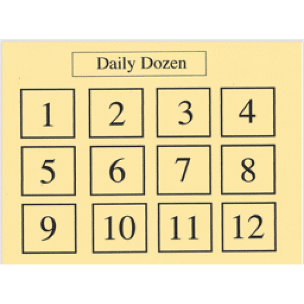 Daily Dozen Task Examples