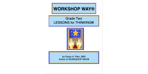 Grade 2 Lessons for Thinking
