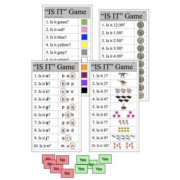 IS IT Game Cards for Small Group and The Workshop Schedule of Tasks®